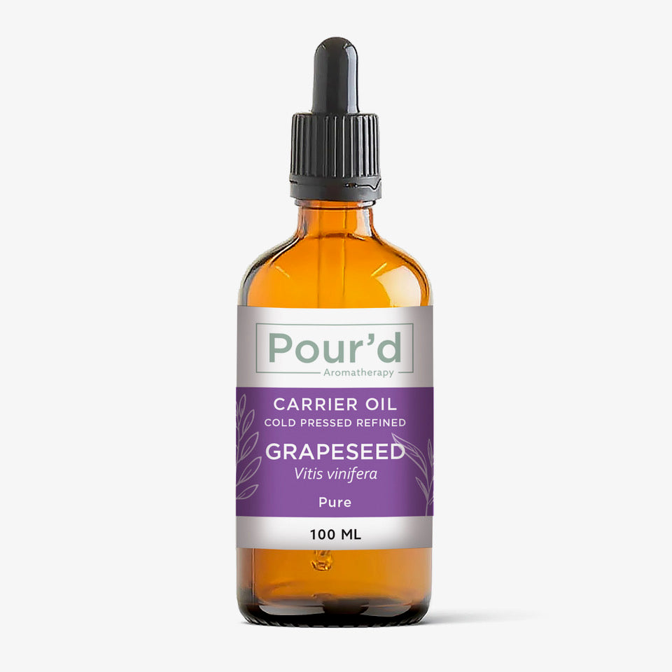 Grape seed Carrier Oil Pure Cold Pressed Refined 100ml