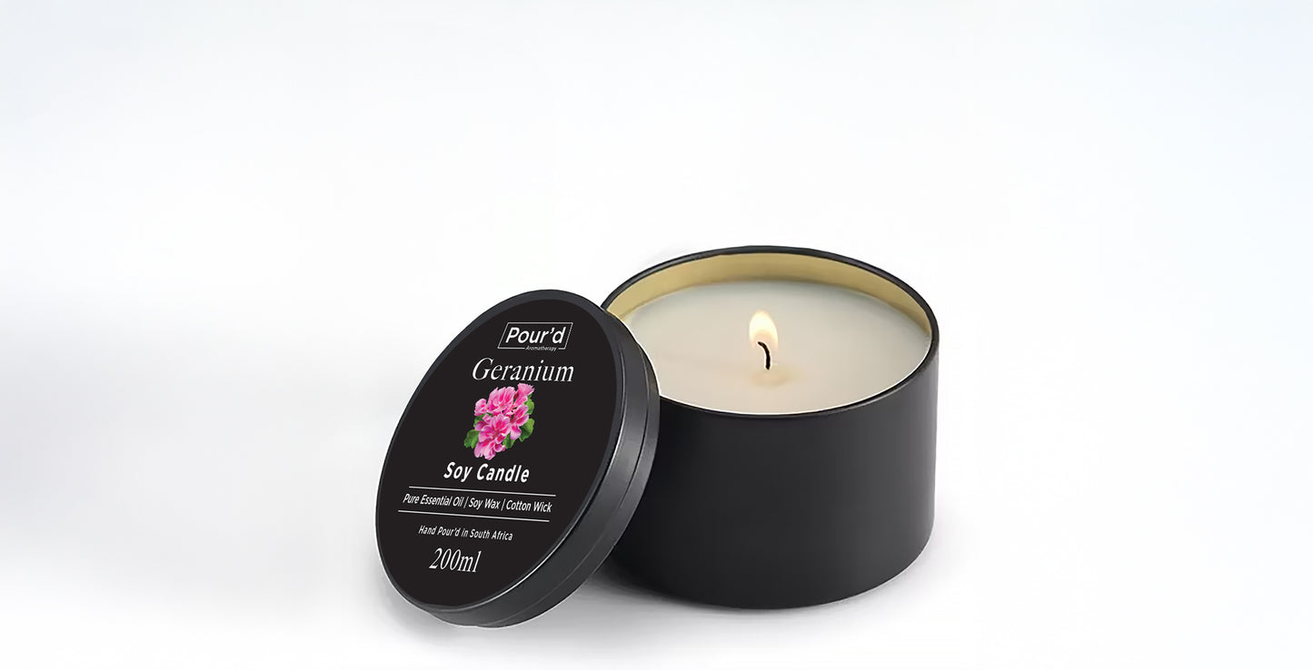 Geranium Soy Candle 200ml