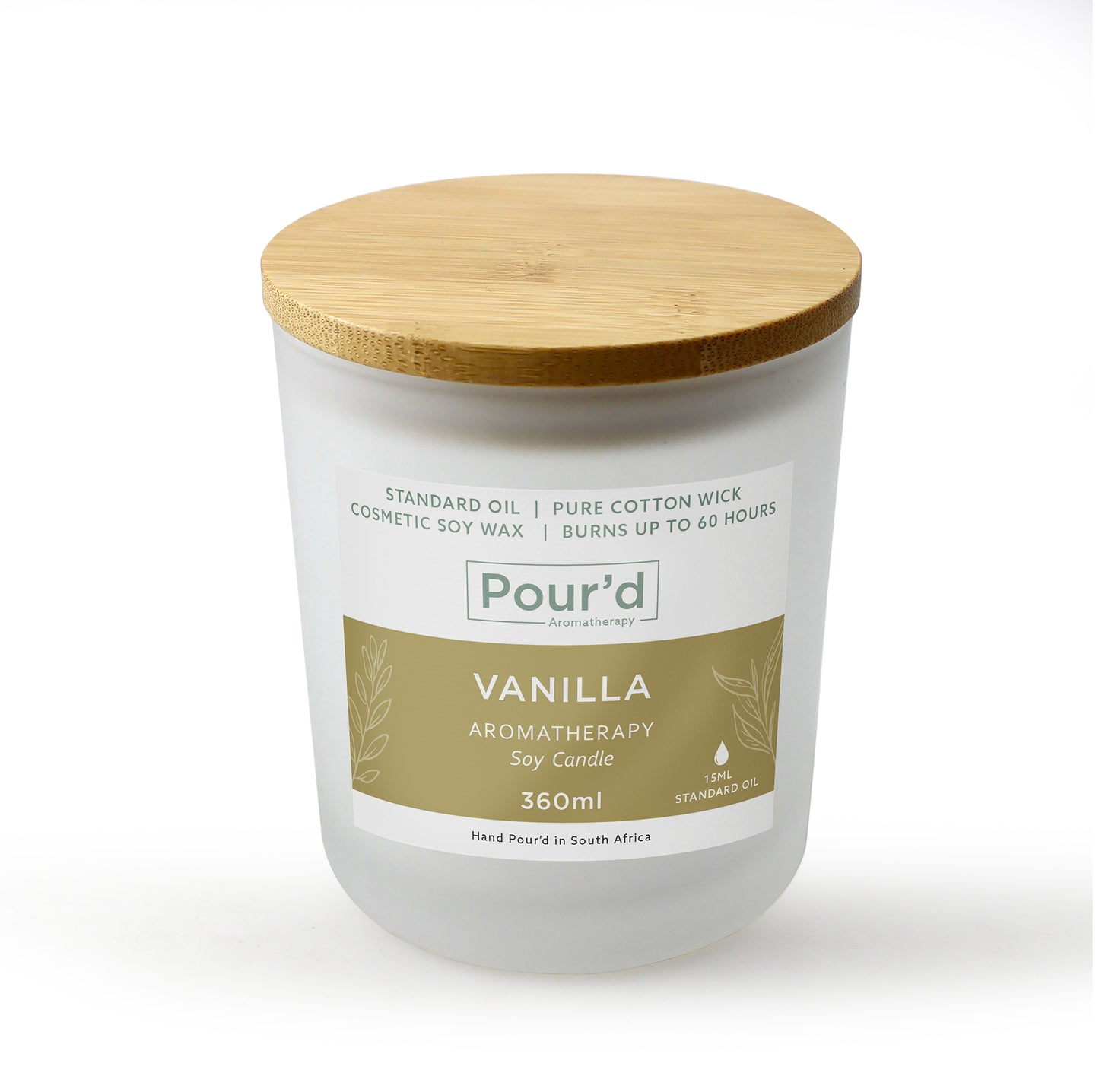 Vanilla Aromatherapy Soy Candle 360ml