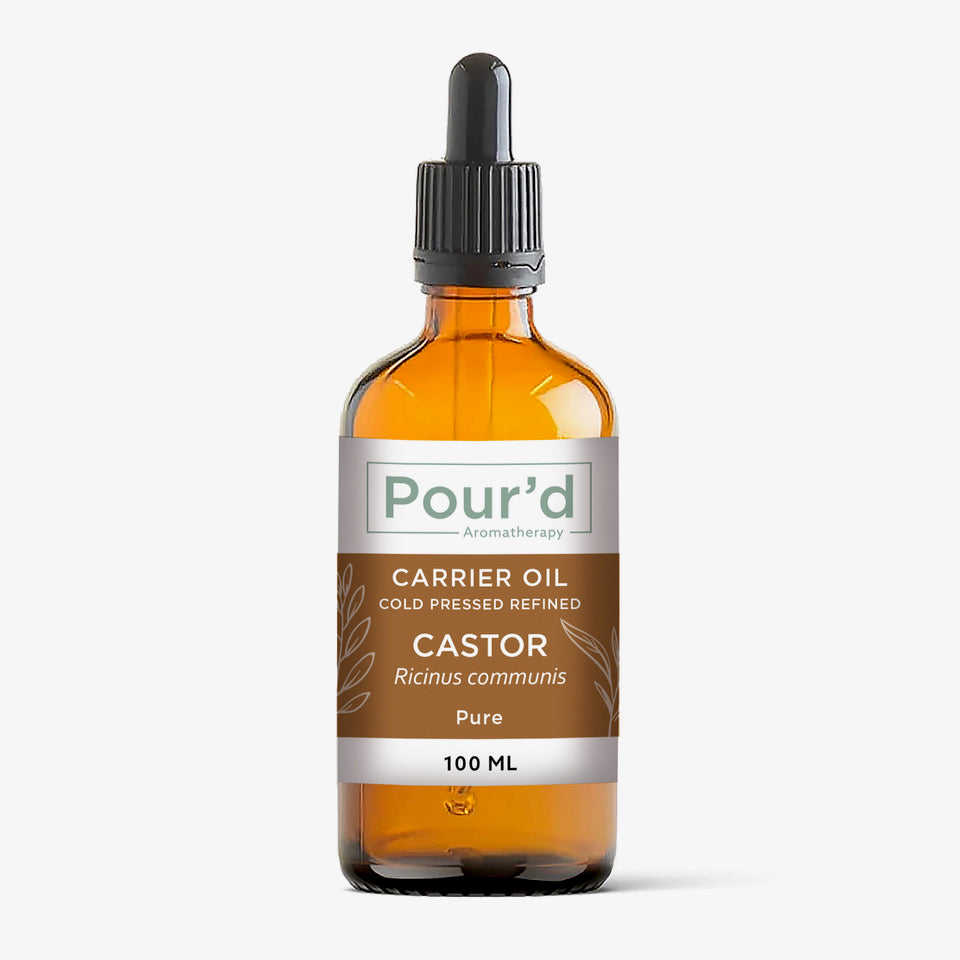 Castor Carrier Oil Pure Cold Pressed Refined hexane free 100ml