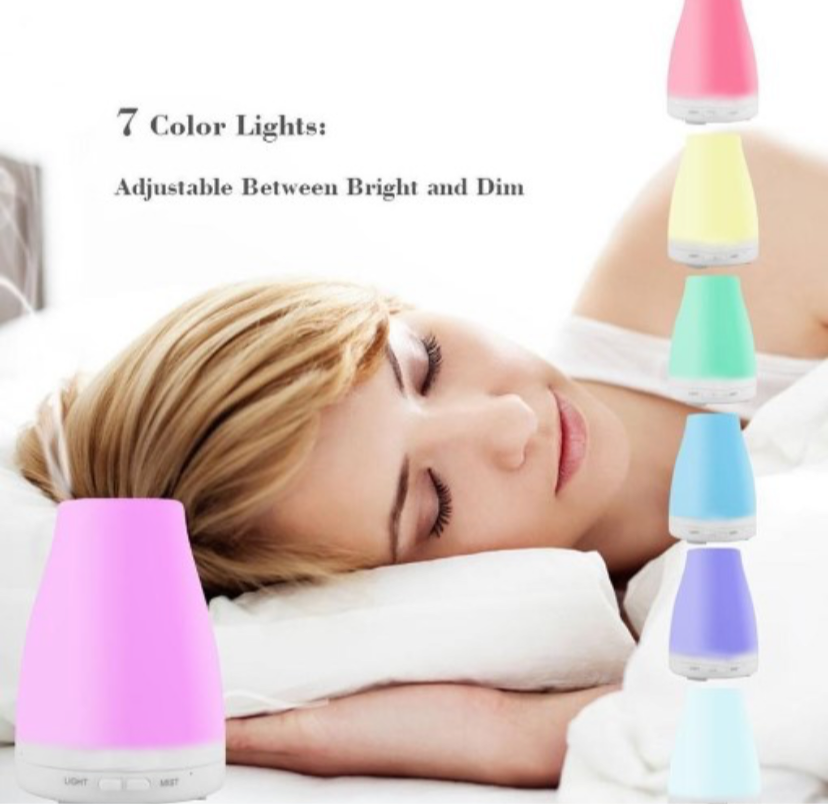 Aromatherapy Electric Diffuser ultrasonic 120ml Green Leaf
