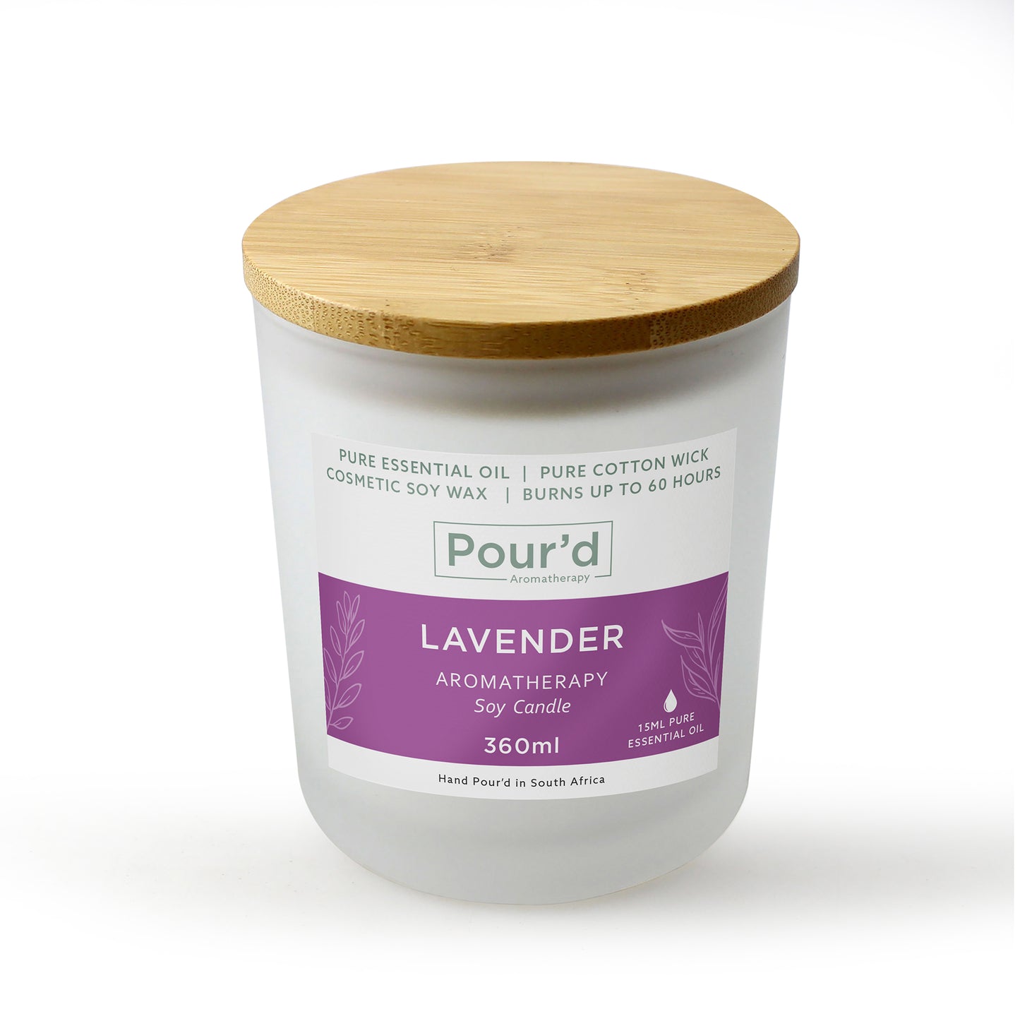 Lavender Aromatherapy Soy Candle