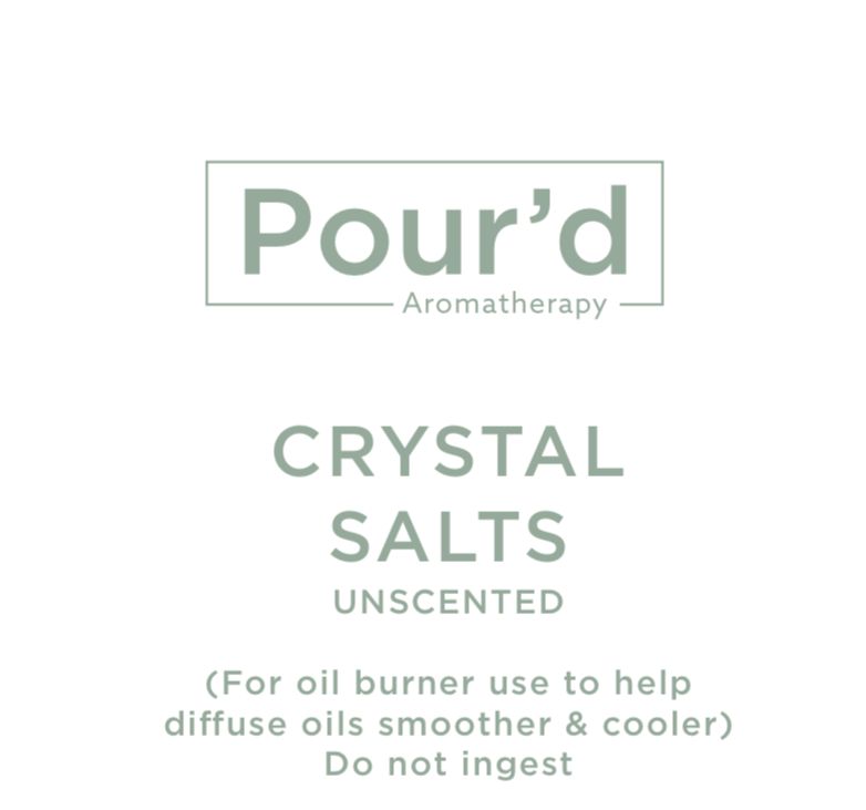 Crystal salts for oil burners