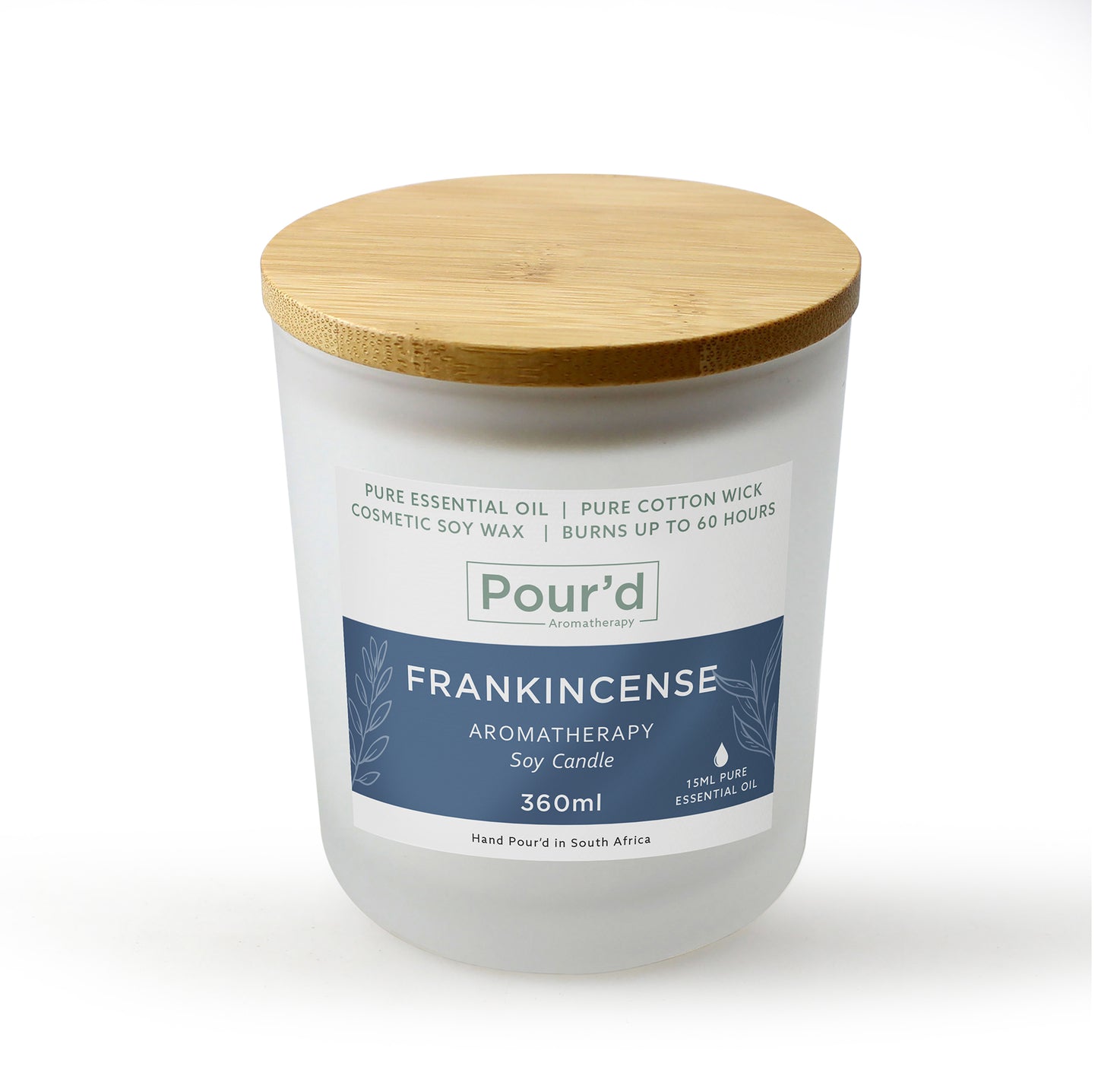 Frankincense Aromatherapy Soy Candle 360ml