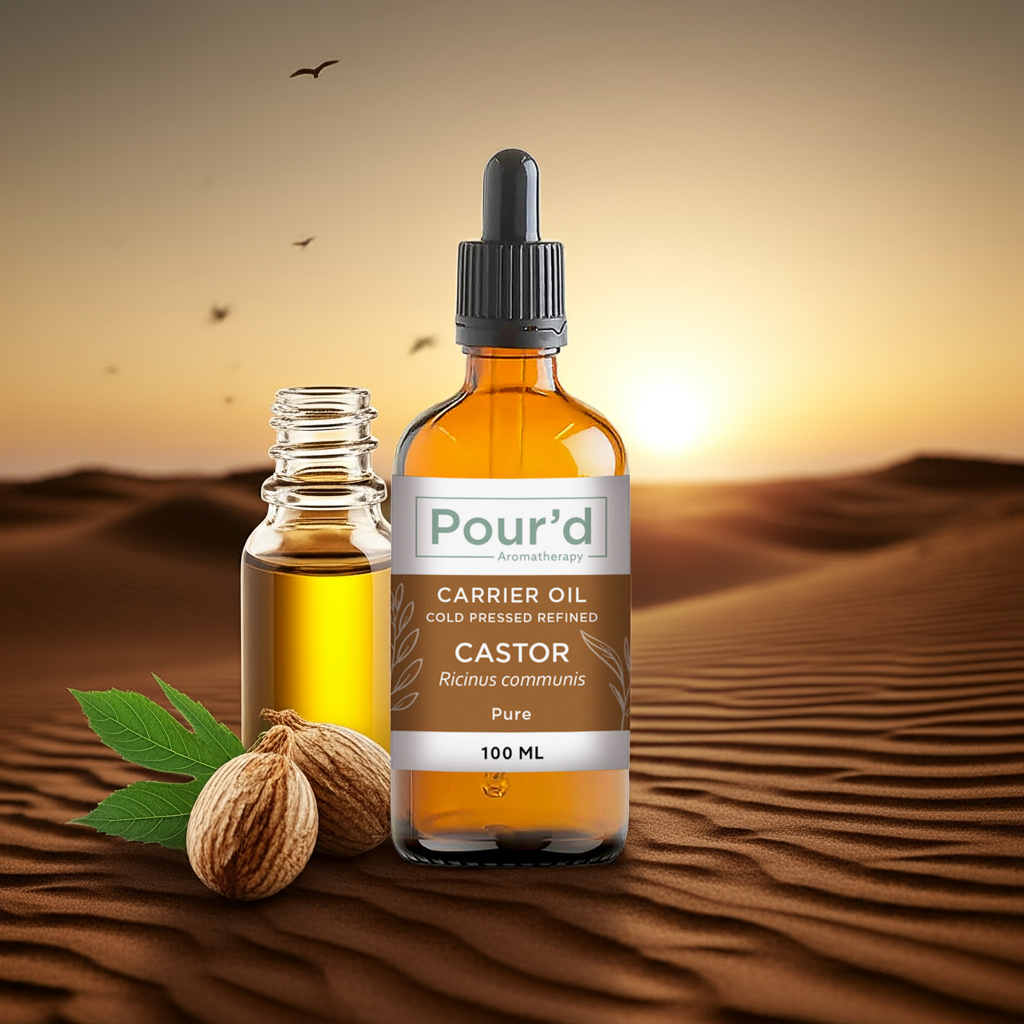 Castor Carrier Oil Pure Cold Pressed Refined hexane free 100ml