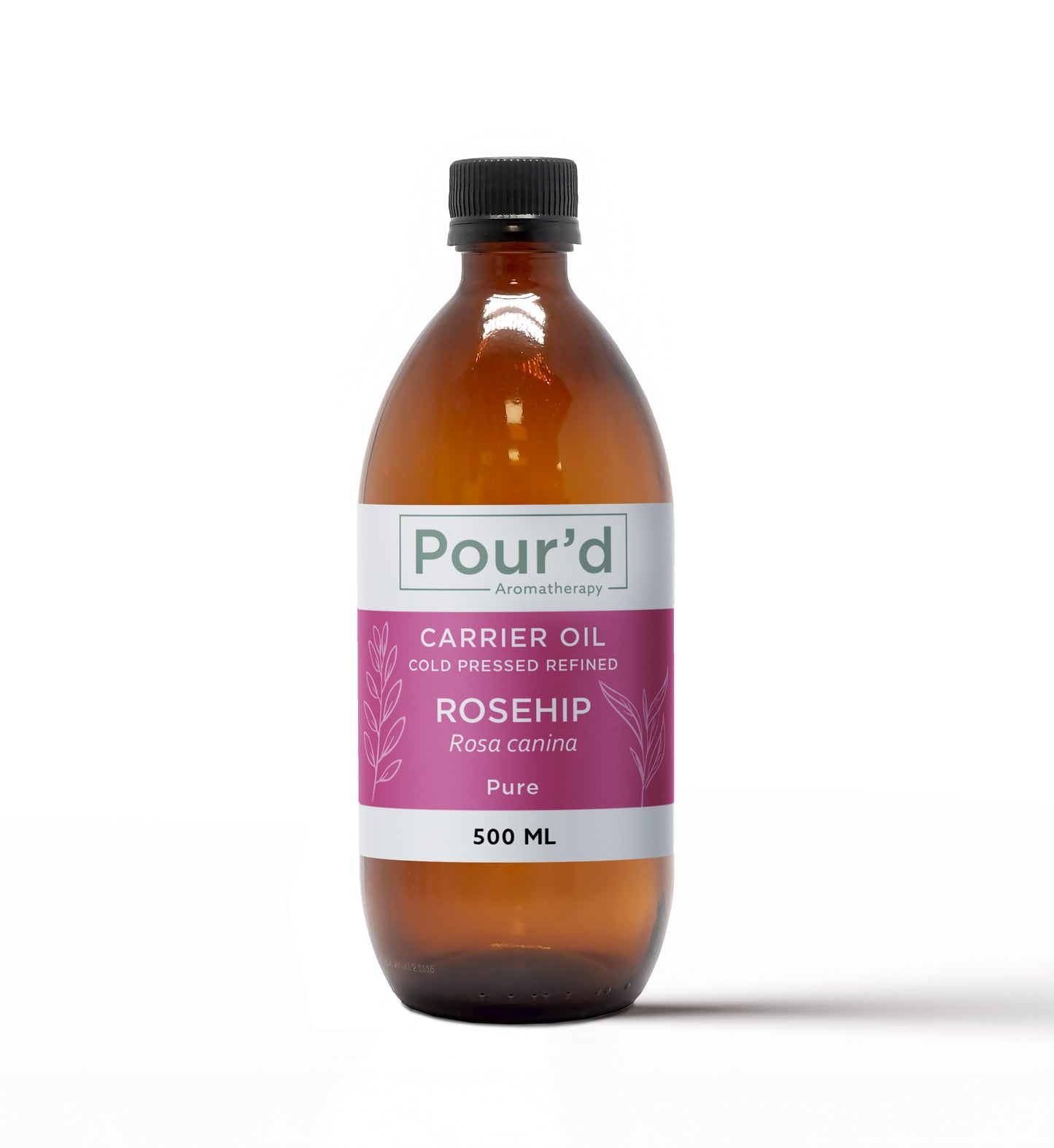 Rosehip Carrier Oil Pure Cold Pressed Refined 100ml - 500ml