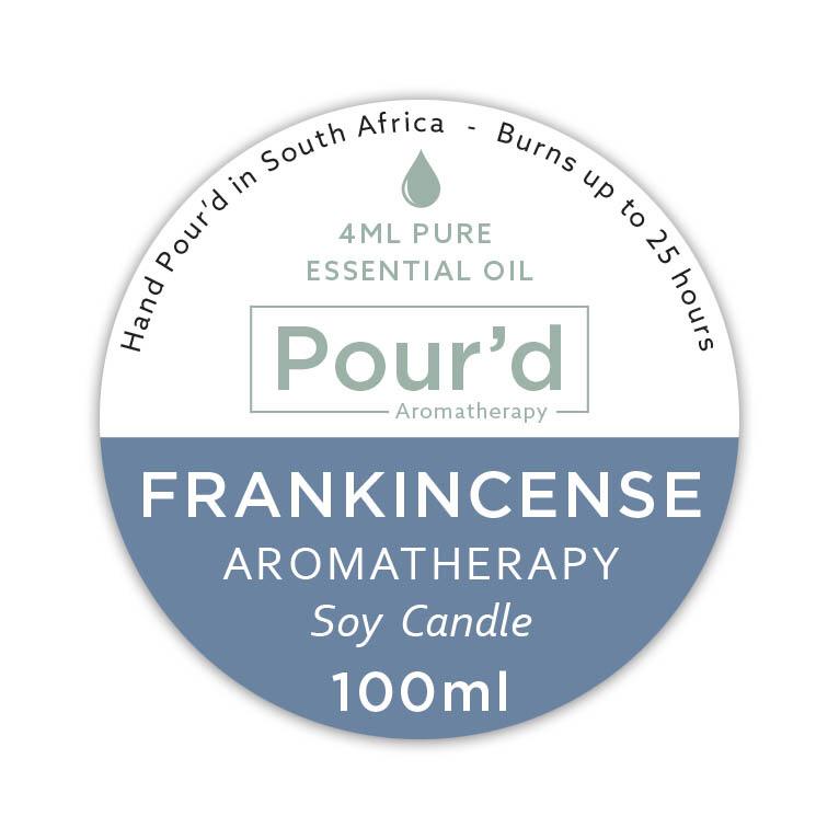 Frankincense aromatherapy soy candle 100ml