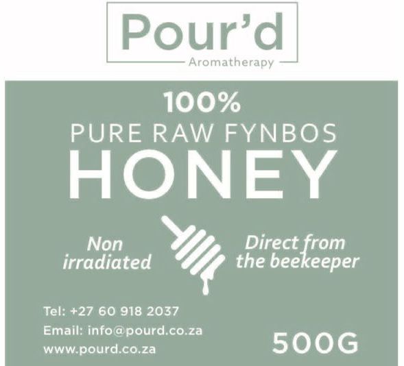 Honey Pure Raw Non Irradiated 500g Sold in glass jars.