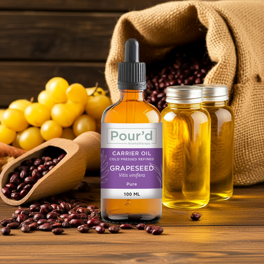 Grape seed Carrier Oil Pure Cold Pressed Refined 100ml