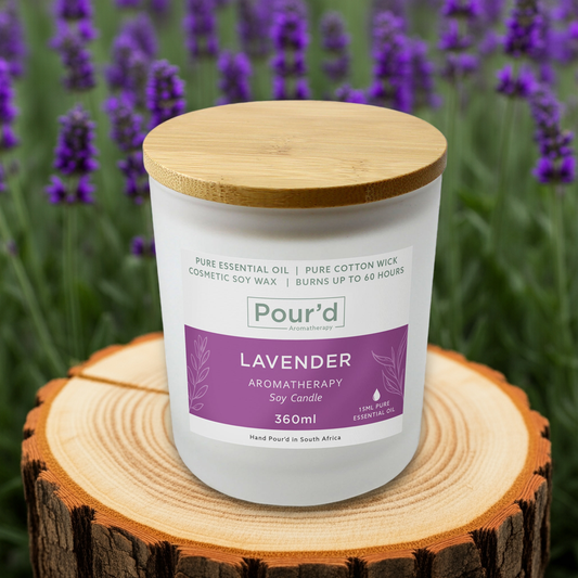 Lavender Aromatherapy Soy Candle