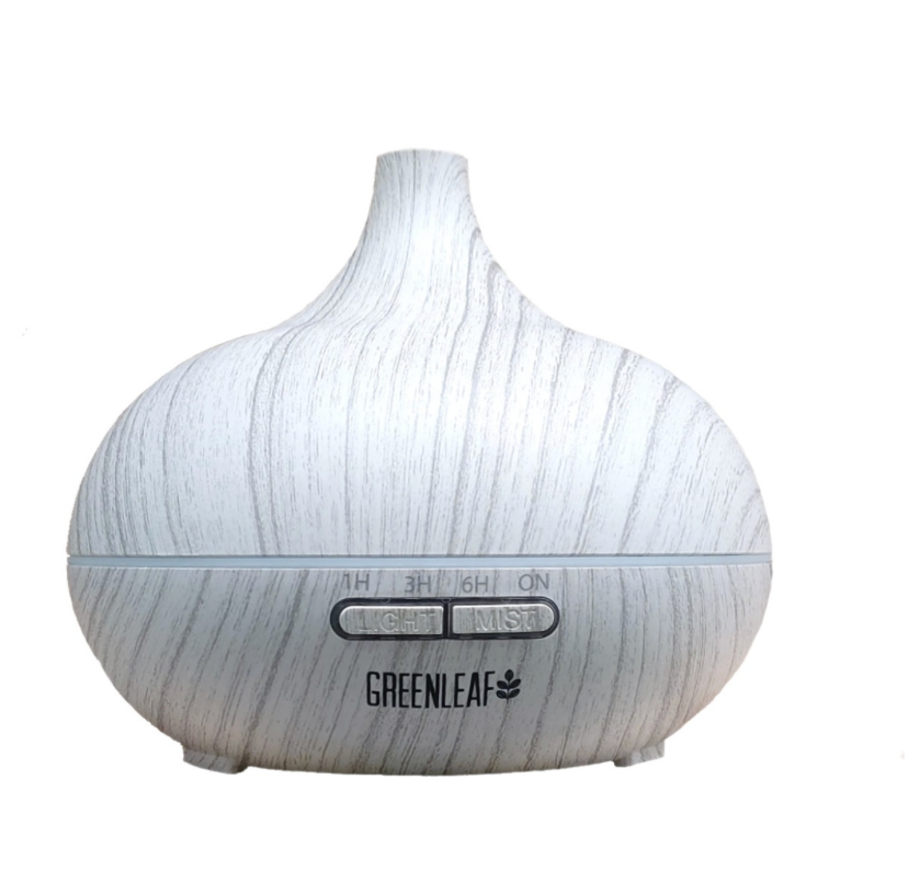 Aromatherapy electric diffuser and humidifier 300ml Green Leaf