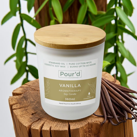 Vanilla Aromatherapy Soy Candle 360ml