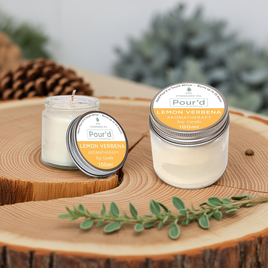 Lemon Verbena aromatherapy soy candle 100ml