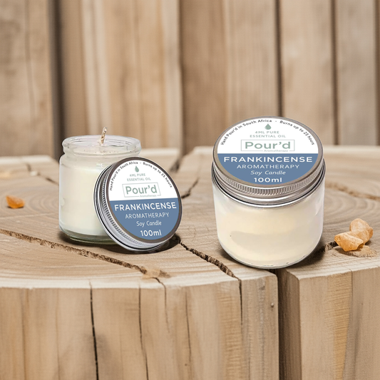 Frankincense aromatherapy soy candle 100ml