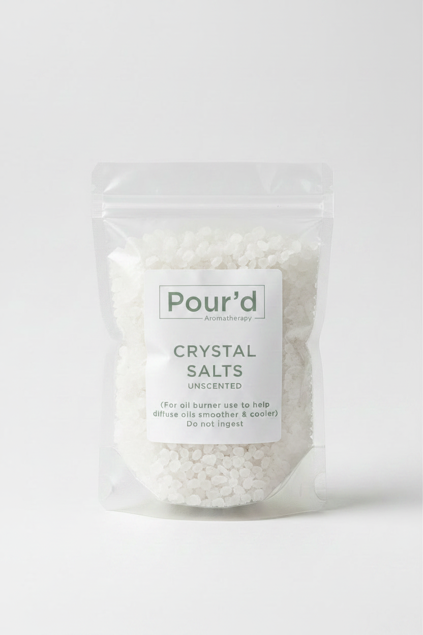 Crystal Salts Standing Bag White – Pour'd Aromatherapy