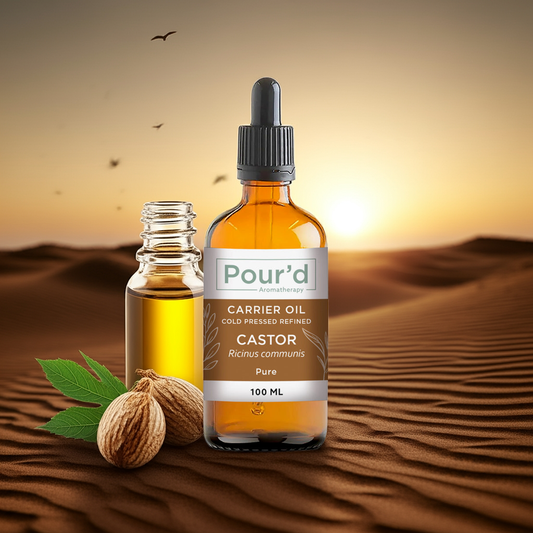 Castor Carrier Oil Pure Cold Pressed Refined hexane free 100ml