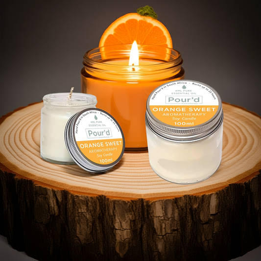 Orange Sweet aromatherapy soy candle 100ml