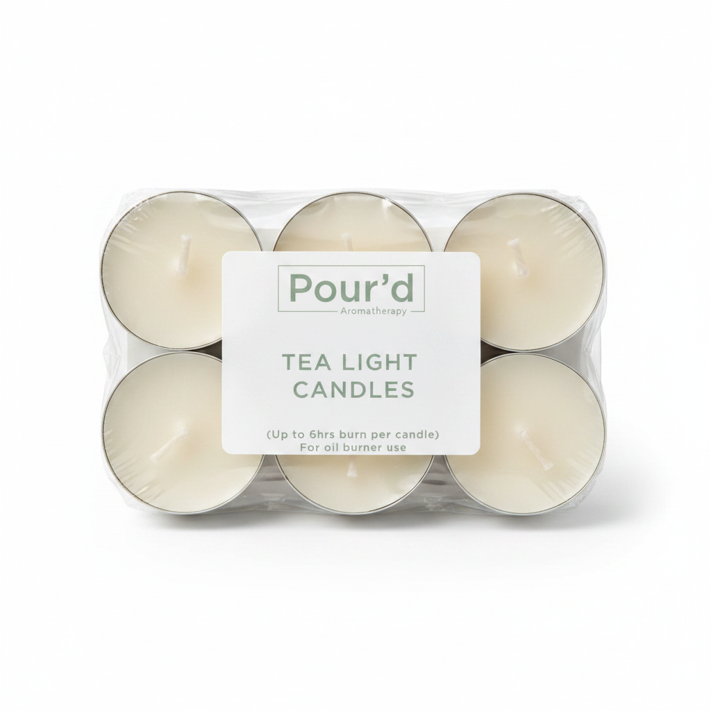 Tea Light Candles 6 Pack – Pour'd Aromatherapy