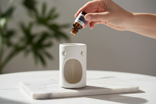 White Ceramic Oil Burner